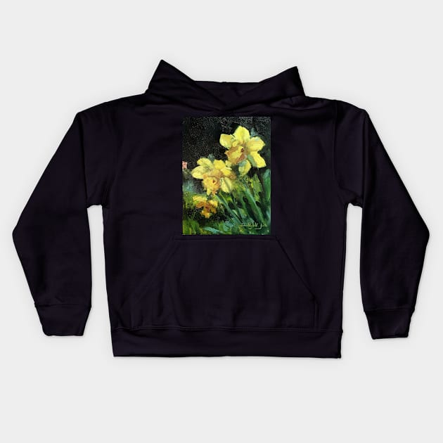 Early Spring Beauties Kids Hoodie by Susan1964